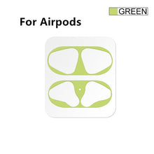 Load image into Gallery viewer, Dust Guard for Apple Airpods Bluetooth Earphone Metal for Airpods 1 2 Air Pods Wireless Headphone Charging Box Dust Proof Case