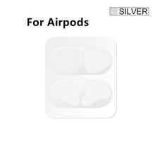 Load image into Gallery viewer, Dust Guard for Apple Airpods Bluetooth Earphone Metal for Airpods 1 2 Air Pods Wireless Headphone Charging Box Dust Proof Case