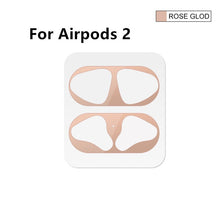 Load image into Gallery viewer, Dust Guard for Apple Airpods Bluetooth Earphone Metal for Airpods 1 2 Air Pods Wireless Headphone Charging Box Dust Proof Case