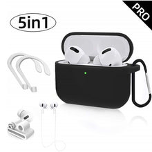 Load image into Gallery viewer, 5 In 1 Earphone Soft Silicone Case Cover for Apple Airpods Pro Air Pods 3 Airpodspro Bluetooth Wireless Headphone Earbuds Set