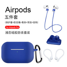 Load image into Gallery viewer, 5 In 1 Earphone Soft Silicone Case Cover for Apple Airpods Pro Air Pods 3 Airpodspro Bluetooth Wireless Headphone Earbuds Set