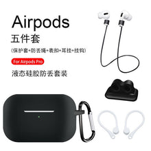 Load image into Gallery viewer, 5 In 1 Earphone Soft Silicone Case Cover for Apple Airpods Pro Air Pods 3 Airpodspro Bluetooth Wireless Headphone Earbuds Set