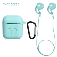 Load image into Gallery viewer, 4 In 1 Earphone Silicone Case Anti-lost Wire Eartips for Apple Airpods Air Pods 1 2 Bluetooth Wireless Headphone Accessories