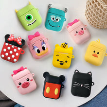 Load image into Gallery viewer, Cute For AirPods 2 Case Cartoon silicon Protective Cover Air Pod Case Earphone Case For Air pods Headphone  Carrying box fundas