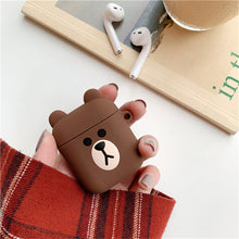 Load image into Gallery viewer, Cute For AirPods 2 Case Cartoon silicon Protective Cover Air Pod Case Earphone Case For Air pods Headphone  Carrying box fundas