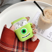 Load image into Gallery viewer, Cute For AirPods 2 Case Cartoon silicon Protective Cover Air Pod Case Earphone Case For Air pods Headphone  Carrying box fundas