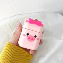 Load image into Gallery viewer, Cute For AirPods 2 Case Cartoon silicon Protective Cover Air Pod Case Earphone Case For Air pods Headphone  Carrying box fundas