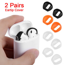 Load image into Gallery viewer, New Fashion Color 2 pairs Soft Ultra Thin Earphone Tips Anti Slip Earbud Silicone Earphone Case Cover For Apple AirPods Earpods